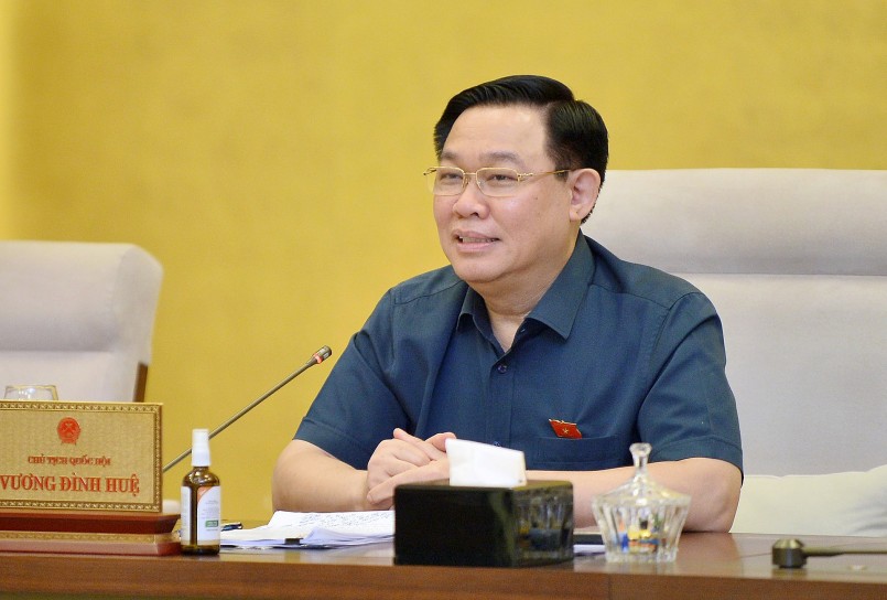 Chủ tịch Quốc hội Vương Đình Huệ tại phiên họp Chủ tịch Quốc hội Vương Đình Huệ tại phiên họp
