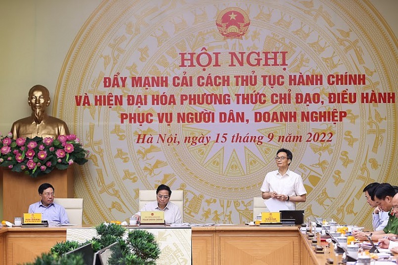 Phó Thủ tướng Vũ Đức Đam phát biểu. Ảnh: VGP