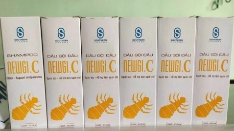 Thu hồi trên toàn quốc lô sản phẩm Dầu gội đầu Newgi.C