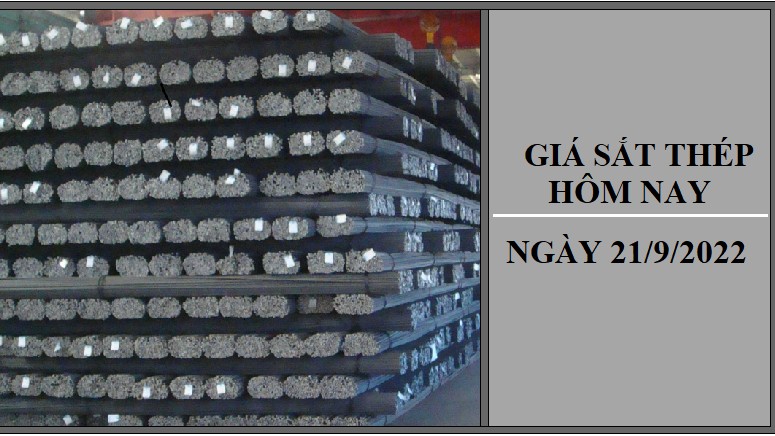 Giá sắt thép hôm nay 21/9/2022: Giảm mạnh trên Sàn Thượng Hải