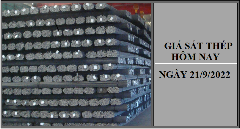 Giá sắt thép hôm nay 21/9/2022: Giảm mạnh trên Sàn Thượng Hải Giá sắt thép hôm nay 21/9/2022: Giảm mạnh trên Sàn Thượng Hải