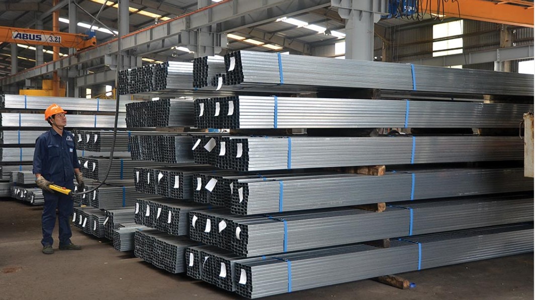 Xuất khẩu sắt thép giảm mạnh