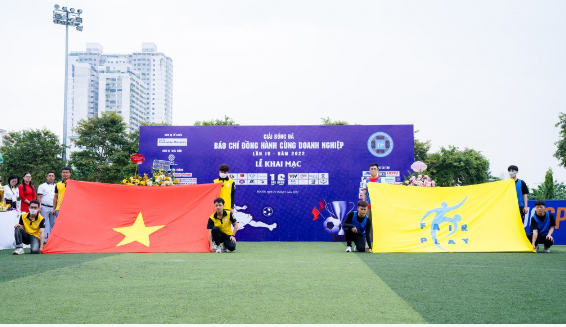 Khai mạc Giải bóng đá "Báo chí đồng hành cùng Doanh nghiệp" lần IV năm 2022