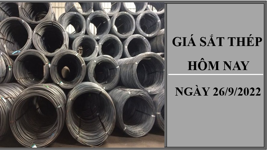 Giá sắt thép hôm nay 26/9/2022: Giảm nhẹ nhẹ trên Sàn Thượng Hải