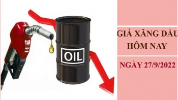 Giá xăng dầu hôm nay 27/9/2022: Dầu thô giảm mạnh