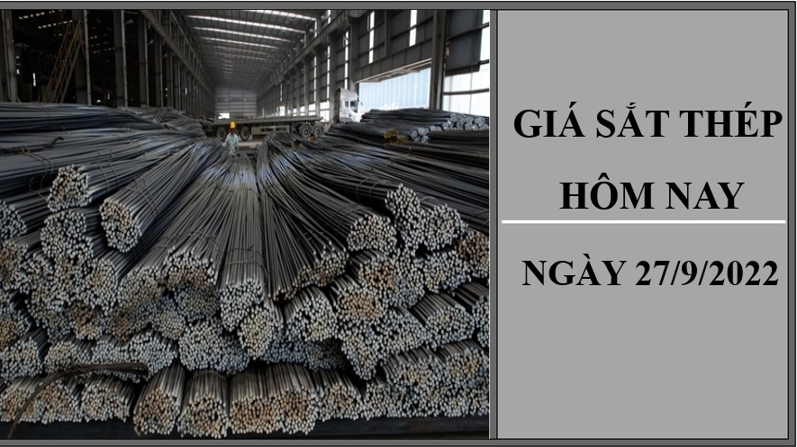 Giá sắt thép hôm nay 27/9/2022: Tăng mạnh trên Sàn Thượng Hải
