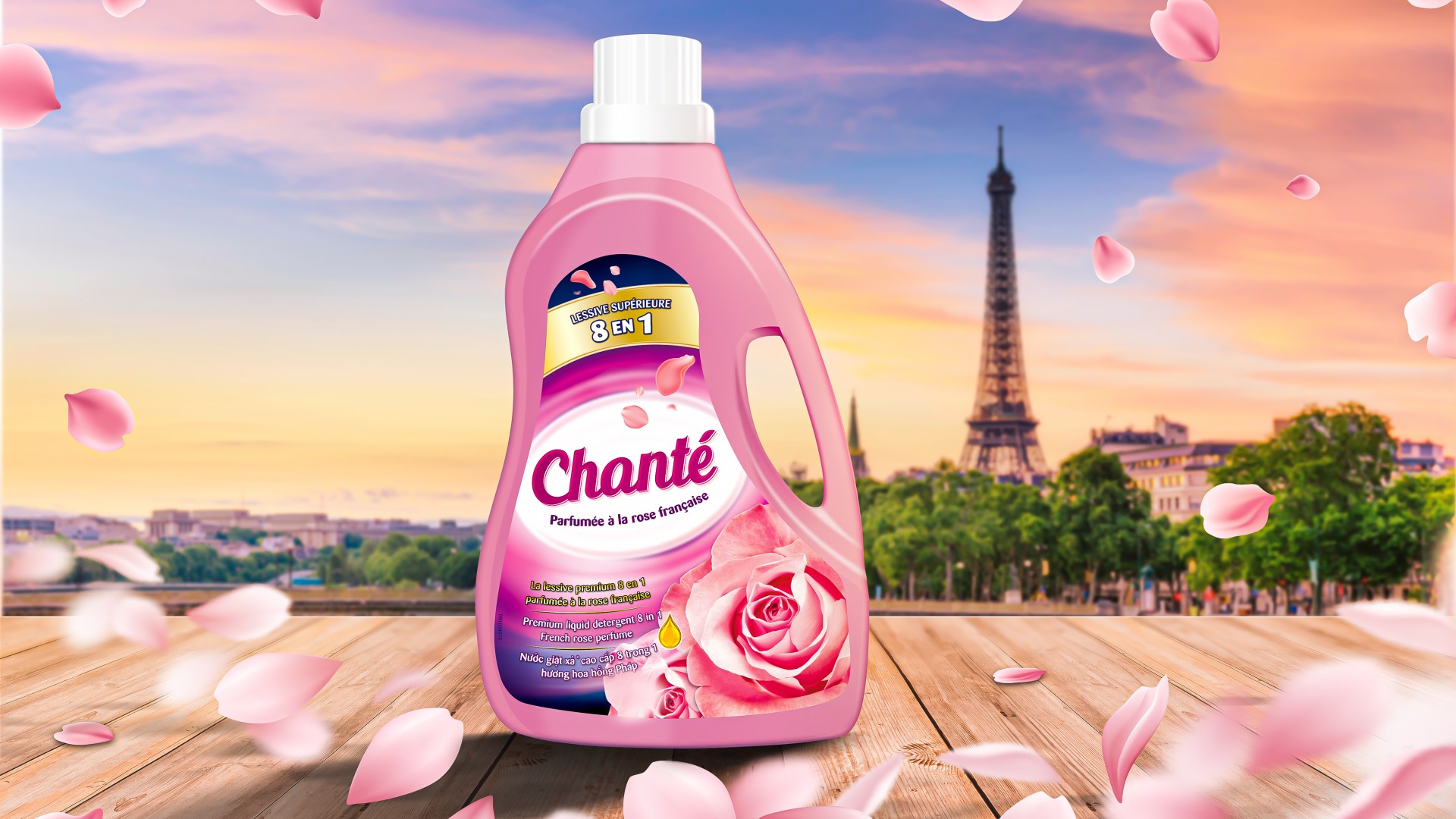 Với mùi hương đậm chất Pháp, nước giặt xả Chanté khiến hội chị em mê mẩn