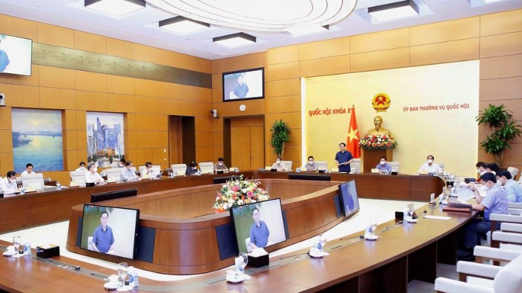 UBTVQH quyết nghị điều chỉnh Chương trình xây dựng luật, pháp lệnh năm 2022