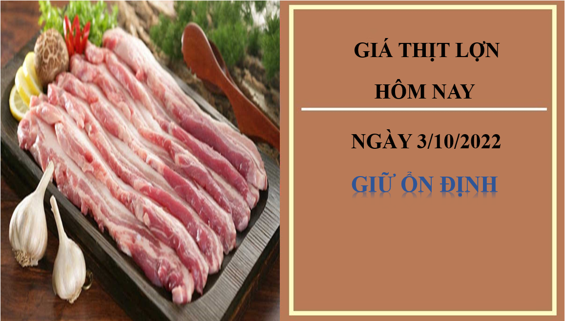 Giá thịt lợn hôm nay 3/10/2022: Đứng yên trong ngày đầu tuần
