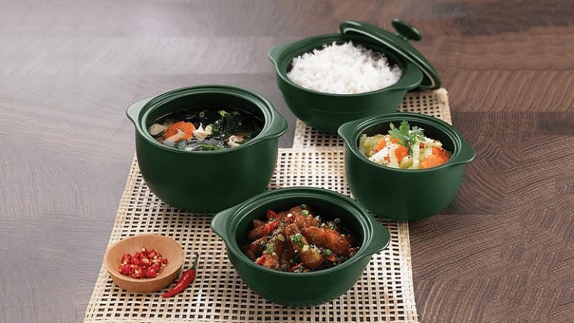 Sản phẩm nồi dưỡng sinh của Gốm sứ Minh Long