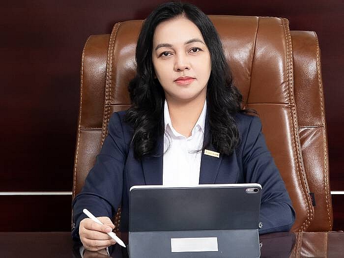Bà Nguyễn Đức Thạch Diễm - Tổng Giám đốc Sacombank