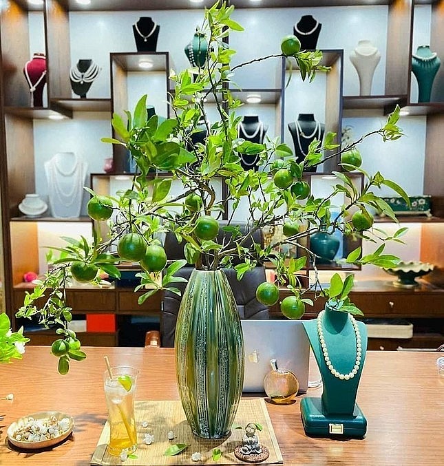 Chị em “phát sốt” với cành quả “đẹp - độc - lạ” cắm bình