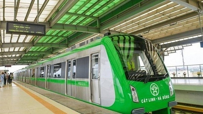 Tuyến tàu điện trên cao Cát Linh - Hà Nội sử dụng vốn vay ODA. 