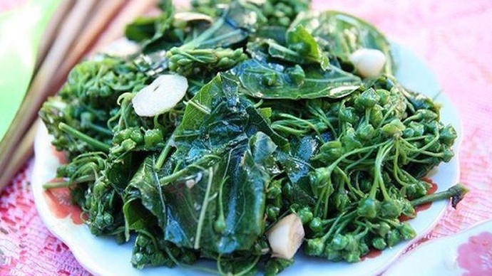 Ngỡ ngàng với loại lá kịch độc được chế biến thành đặc sản Tây Bắc