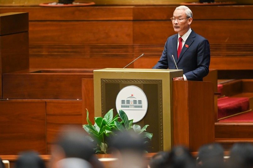 Chủ nhiệm Ủy ban Tài chính, Ngân sách của Quốc hội Nguyễn Phú Cường trình bày Báo cáo thẩm tra tình hình thực hiện ngân sách nhà nước năm 2022, dự toán ngân sách nhà nước, phương án phân bổ ngân sách trung ương năm 2023 và Kế hoạch tài chính 3 năm 2023-2025 Chủ nhiệm Ủy ban Tài chính, Ngân sách của Quốc hội Nguyễn Phú Cường trình bày Báo cáo thẩm tra tình hình thực hiện ngân sách nhà nước năm 2022, dự toán ngân sách nhà nước, phương án phân bổ ngân sách trung ương năm 2023 và Kế hoạch tài chính 3 năm 2023-2025