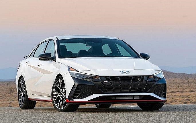 Mẫu xe sedan Hyundai Elantra N 2022 bị lỗi hộp só DCT tại thị trường Mỹ.