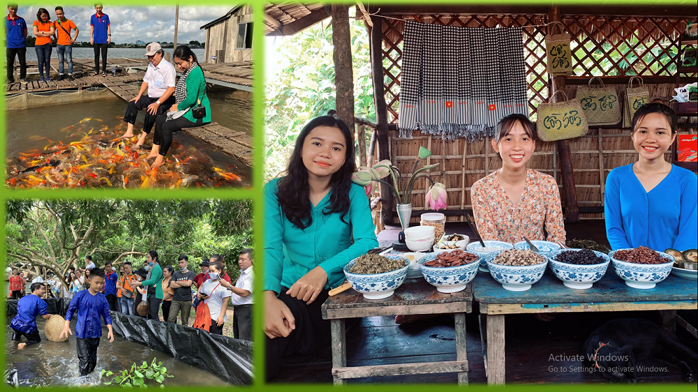 Về Cồn Sơn trải nghiệm “thực đơn bay”