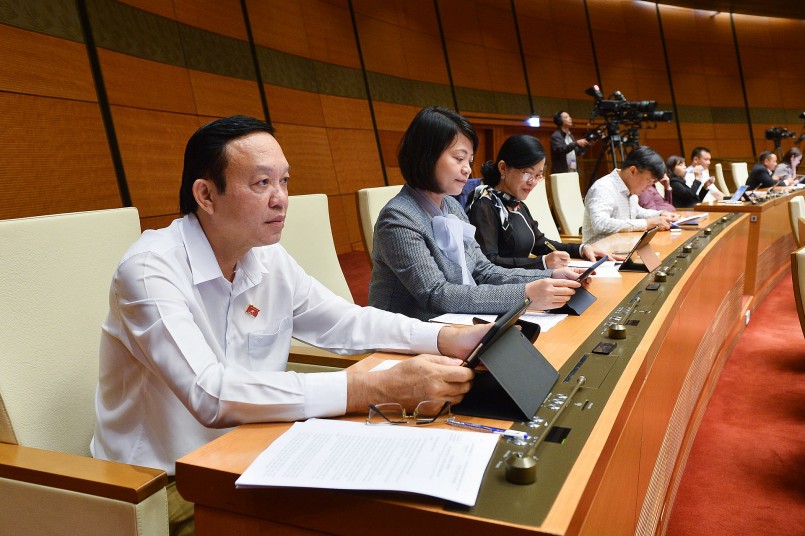 Đại biểu Quốc hội tham dự phiên họp