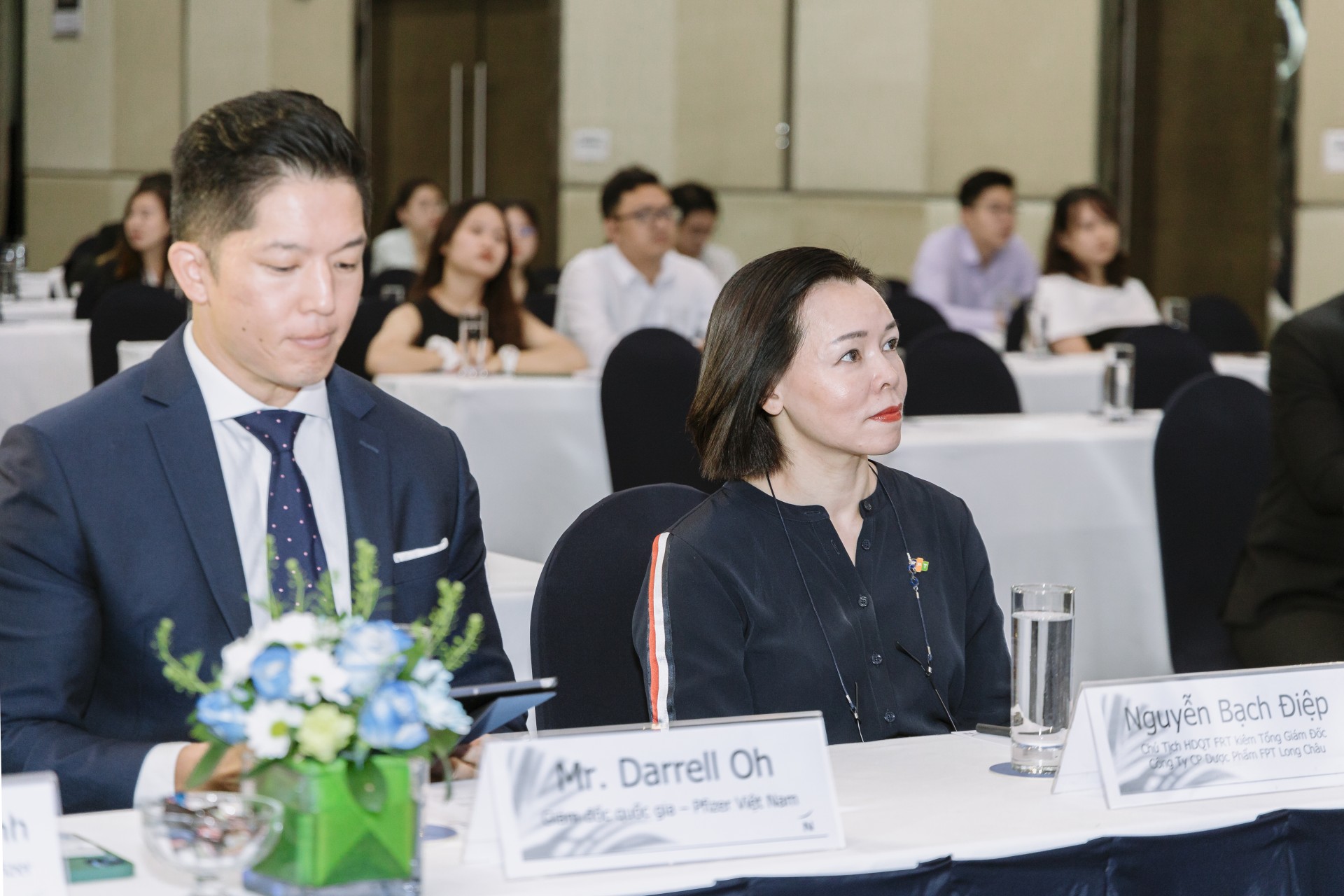 Bà Nguyễn Bạch Điệp - Chủ tịch Hội đồng quản trị FPT Retail tại buổi Lễ ký kết sáng ngày 22.10,2022. Bà Nguyễn Bạch Điệp - Chủ tịch Hội đồng quản trị FPT Retail tại buổi Lễ ký kết sáng ngày 22.10,2022.