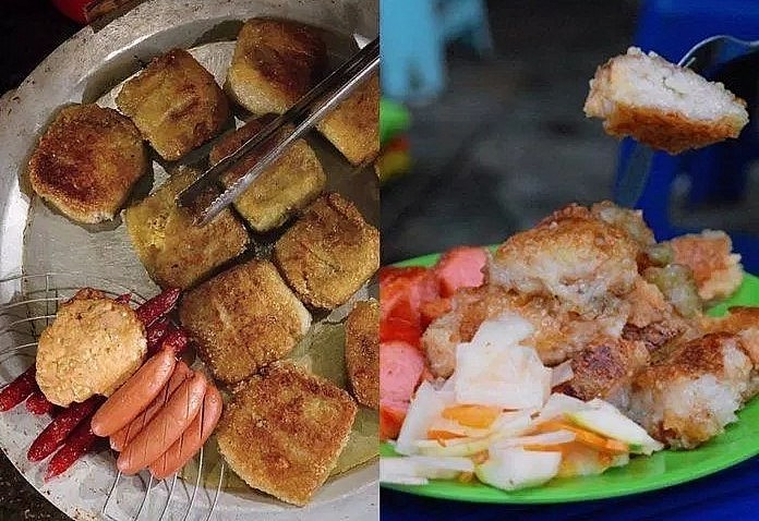 Món bánh chưng rán