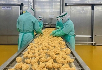 33,6 tấn gà chế biến lên đường sang Nhật Bản