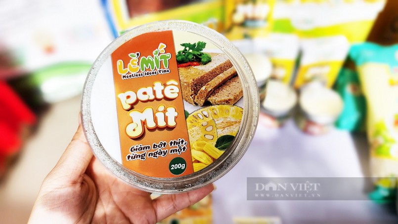 Sản phẩm pate mít. Ảnh: Huỳnh Xây