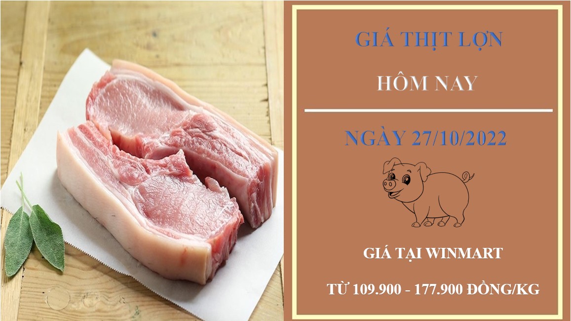 Giá thịt lợn hôm nay 27/10/2022: Tiếp tục giữ ổn định