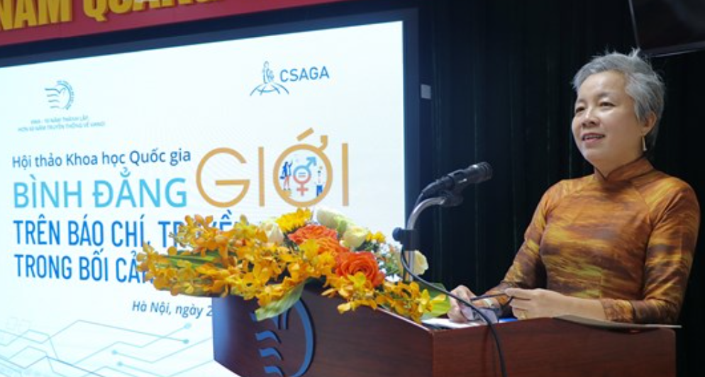 Ths. Nguyễn Vân Anh phát biểu tại hội thảo