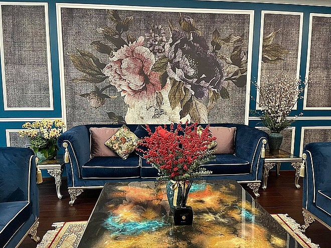 Một phần không gian bên trong căn nhà thỉnh thoảng được hé lộ trên FB cá nhân 2 con trai của bầu Hiển Một phần không gian bên trong căn nhà thỉnh thoảng được hé lộ trên FB cá nhân 2 con trai của bầu Hiển