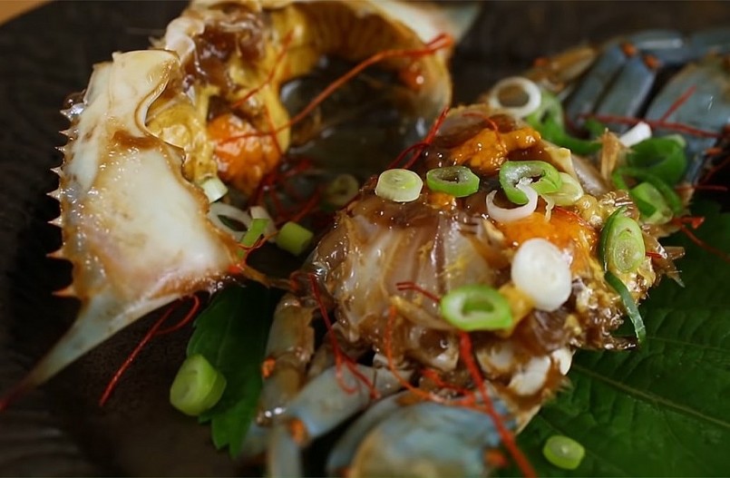 Dù món cua ngâm tương được người Hàn rất ưa chuộng.