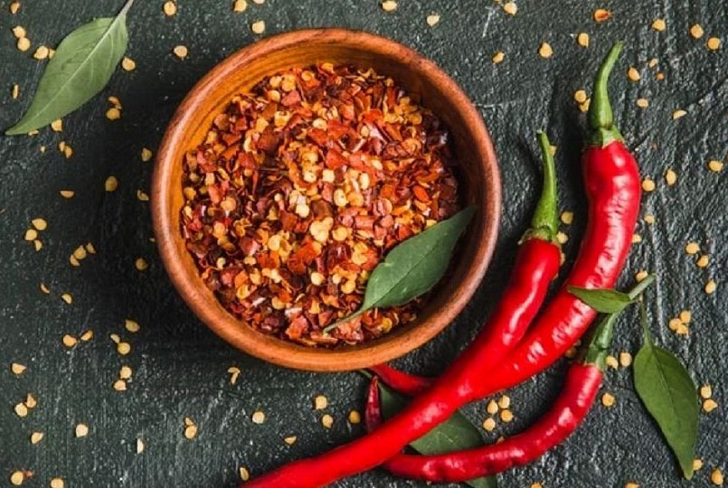 Hạt ớt là một trong những thành phần chính mang đến vị cay của ớt. 