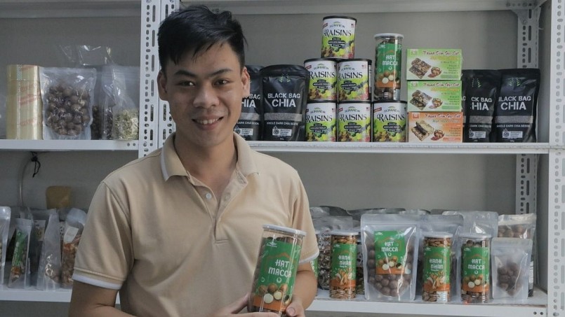 Chàng trai khởi nghiệp với hạt dinh dưỡng