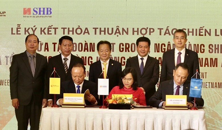 T T Group, SHB hợp tác chiến lược với Vietnam Airlines và Tổng Công ty Đường sắt Việt Nam