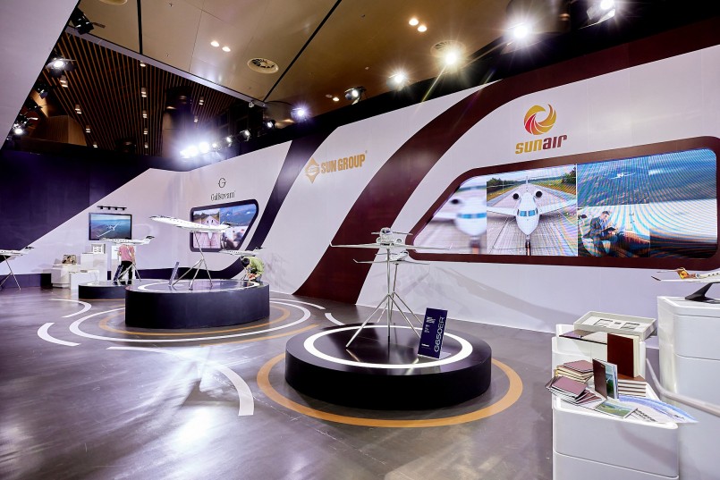 Không gian triển lãm hàng không lần đầu tiên tại Việt Nam Không gian triển lãm hàng không lần đầu tiên tại Việt Nam