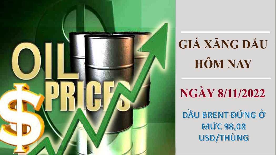 Giá xăng dầu hôm nay 8/11/2022: Giá dầu thô tăng nhẹ
