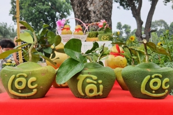 Khách hàng không mặn mà với bưởi hồ lô, bưởi thỏi vàng chưng Tết