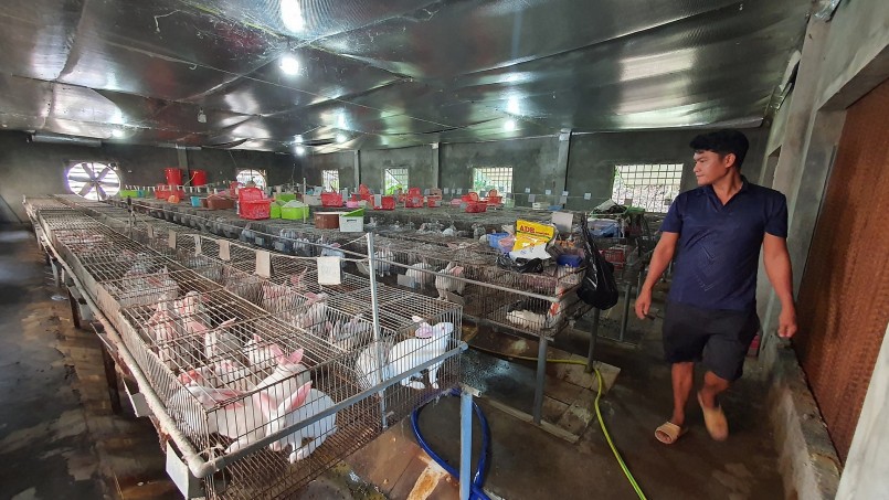 Trang trại của anh Thuần giờ có thể nuôi đến 1.700 con và tương lai anh sẽ còn mở rộng Trang trại của anh Thuần giờ có thể nuôi đến 1.700 con và tương lai anh sẽ còn mở rộng