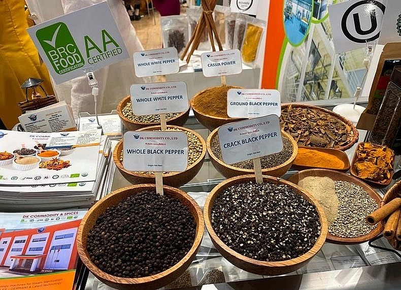 Các sản phẩm hồ tiêu thụ hút sự quan tâm của các nhà phân phối Pháp.