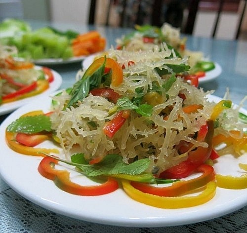 Rau đá biển chế biến được rất nhiều món ăn Rau đá biển chế biến được rất nhiều món ăn