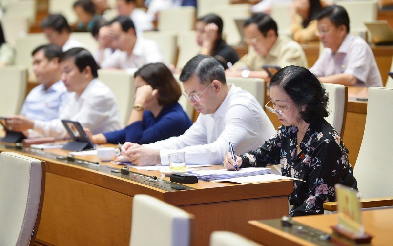 Các đại biểu tham gia phiên họp