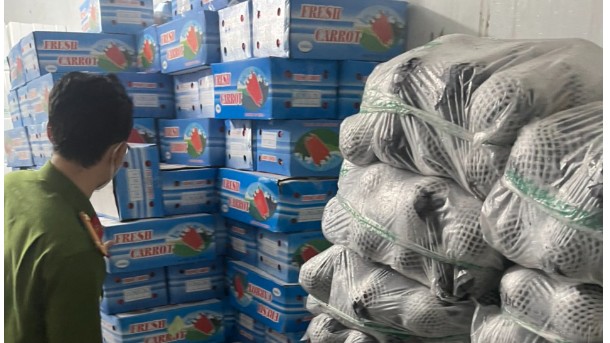 TP. HCM: Phát hiện gần 12 tấn rau, củ nhập lậu