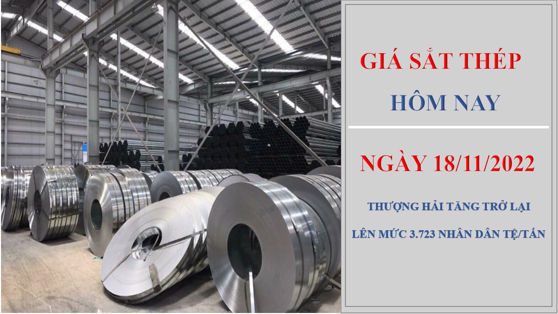 Giá sắt thép hôm nay 18/11/2022: Đảo chiều tăng 19 nhân dân tệ trên Sàn Thượng Hải