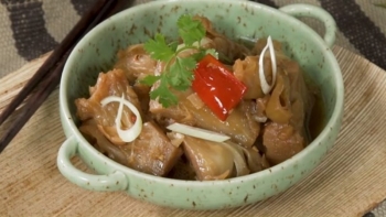 Cách làm món mít non kho tàu chay thơm nức mũi