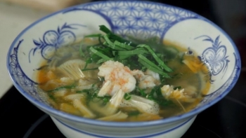 Cách nấu canh mít non tôm tươi và lá lốt thơm ngon chuẩn vị
