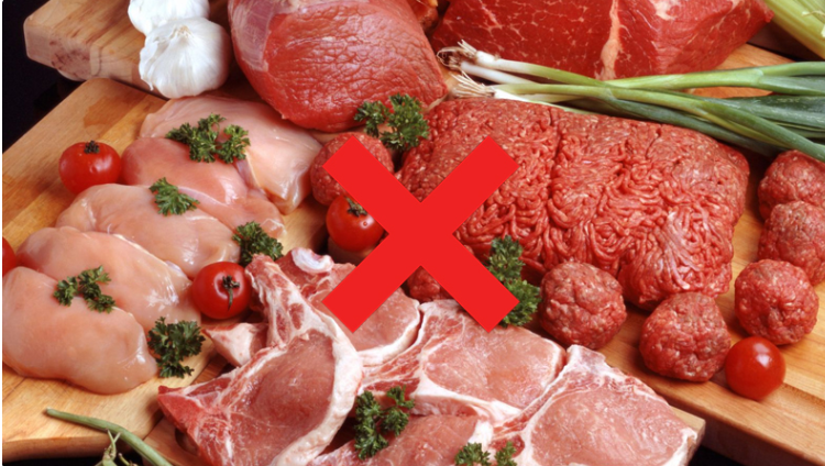 không ăn thịt động vật, gia cầm, hải sản, trứng,...