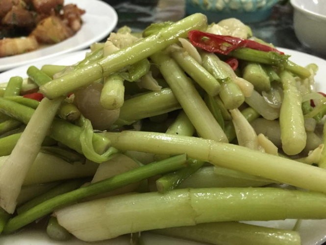 Măng riềng - món ăn lạ trên đất Mường Lay