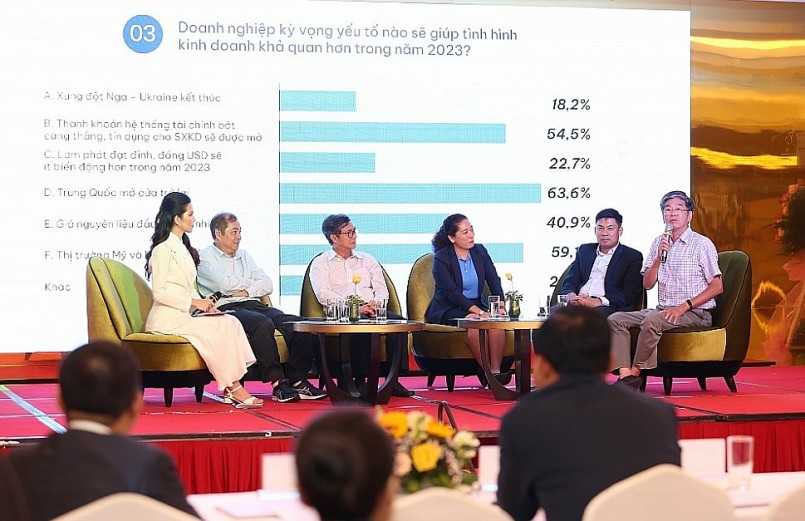 Các chuyên gia chia sẻ tại hội thảo của Ngành Thủy sản 2023.