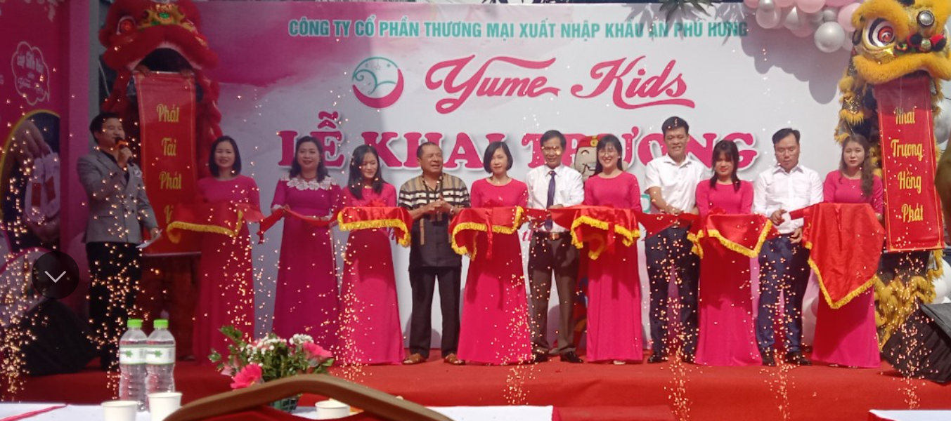 Khai trương hệ thống siêu thị - cửa hàng Yume Kids tại Hải Dương