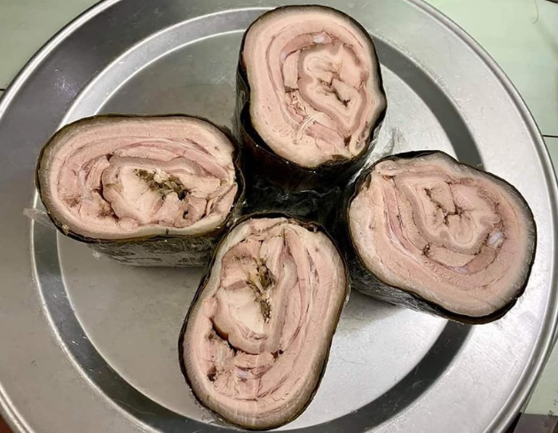 Lạ miệng đặc sản "giải ngấy" làm từ thịt nguyên tảng ở Thái Bình