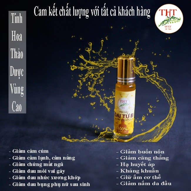 Sản phẩm tinh dầu đại bi của HTX Thế Tuấn